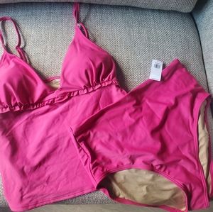 Tankini swimsuit set